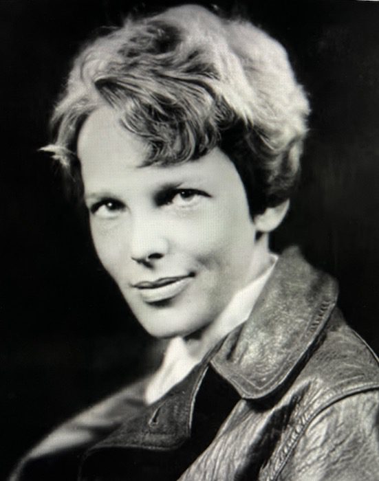 Amelia Earhart at the Weymouth Preservation Society