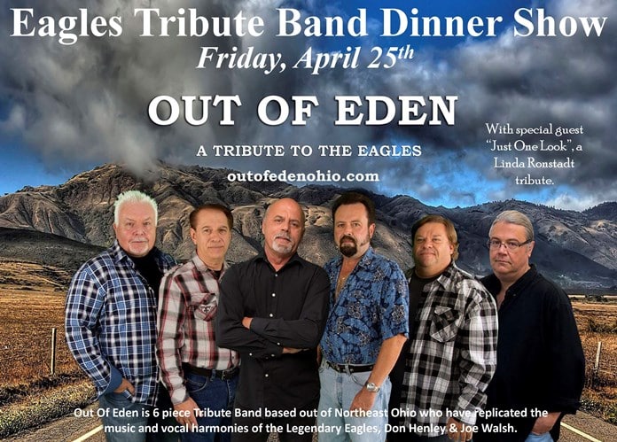 Out of Eden Eagles Tribute Band Dinner Show